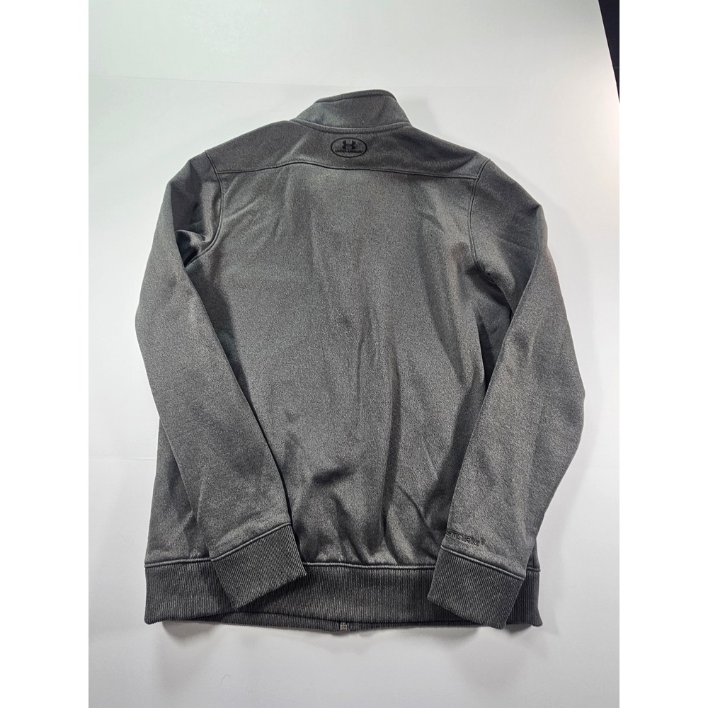Under‎ Armour Storm Full Zip Jacket Mens Small Gray Fleece Activewear - Picture 4 of 6